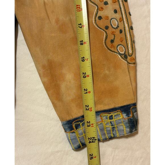 VTG Medium Sandy Starkman Embroidered Women's Jacket Elephants Cotton  EUC - Picture 9 of 9